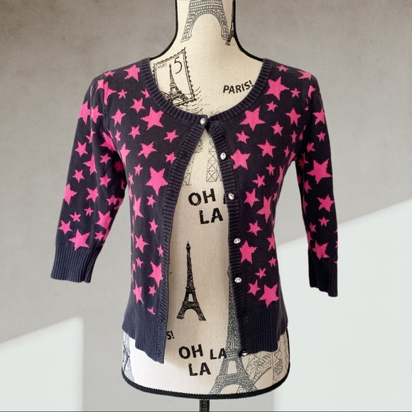 SMUDGE star cardigan XS - Picture 2 of 5